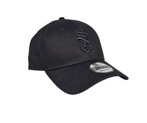 New Era 9Forty Black Cotton Embroiderd Baseball Cap One Size NWT