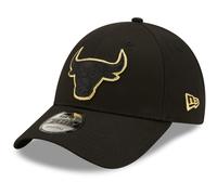 New Era 9Forty Cap - METALLIC Chicago Bulls black - One Size