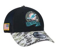 New Era 9Forty Cap Salute to Service Miami Dolphins - One Size