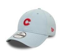 New Era 9FORTY Chicago Cubs Baseball Cap - MLB Washed - Baby Blue-Scarlet