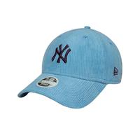 New Era 9Forty Cord Contrast Yankees CapEra Women/Men - MLB Cap Baseball Metal Buckle, with Peak All-Season Spring Summer Autumn Winter - One Size Blue