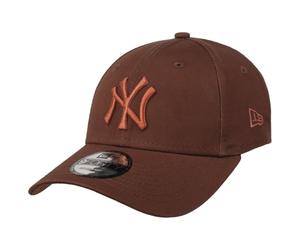 New Era 9Forty Essential Yankees CapEra Men - Curved Brim Cap Baseball Metal Buckle, with Peak Autumn Summer Spring Winter All-Season - One Size Rust