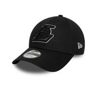 New Era 9FORTY L.A. Lakers Baseball Cap - NBA Team Outline - Black-White