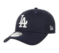 New Era 9Forty Linen LA Dodgers CapEra Women/Men/Strapback - MLB Cap Baseball Curved Brim Metal Buckle, with Peak, Snapback, Peak Spring-Summer Summer - One Size Navy