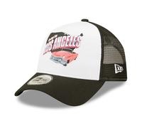 New Era 9FORTY Los Angeles Repreve Trucker Cap - US State Wordmark - Black-White