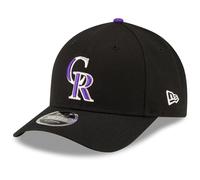 New Era 9Forty M-Crow Cap - Authentic Colorado Rockies Black