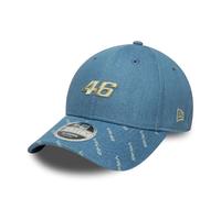 New Era 9FORTY M-Crown Adjustable VR46 Denim Blue Cap Moto GP
