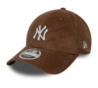 NEW ERA NEW YORK YANKEES BASEBALL CAP.9FORTY M CROWN BROWN CORD SNAPBACK HAT W25