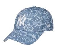 New Era 9Forty MLB Summer AOP Yankees CapEra Women - Baseball Cap Metal Buckle, with Peak Spring-Summer - One Size Light Blue