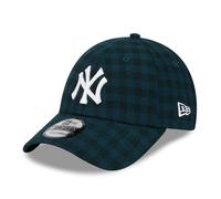 NEW ERA NEW YORK YANKEES BASEBALL CAP.9FORTY FLANNEL DARK GREEN STRAP HAT W23