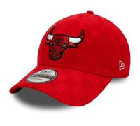 New Era 9Forty Strap Cap - Check Chicago Bulls red