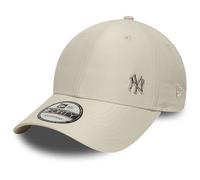 NEW ERA NEW YORK YANKEES BASEBALL CAP.9FORTY FLAWLESS IVORY ADJUSTABLE HAT S25