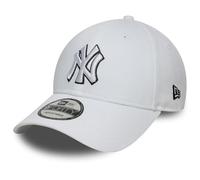 New Era 9Forty Strap Cap - OUTLINE New York Yankees white