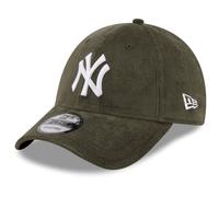 New Era 9Forty Strapback Cap - CORD New York Yankees oliv - One Size