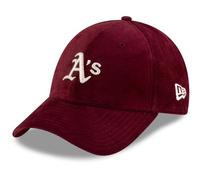 New Era 9Forty Strapback Cap - Cord Oakland Athletics Red