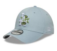 New Era Adult's 9Forty Floral Icon MLB Los Angeles Dodgers Baseball Cap Hat Pastel Blue