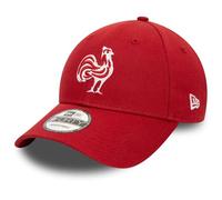 New Era 9Forty Strapback Cap - French Federation of Rugby Red