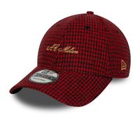 New Era 9Forty Strapback Cap - HOUNDSTOOTH AC MAILAND red