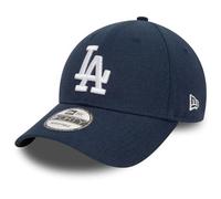 New Era 9Forty Strapback Cap - Linen Los Angeles Dodgers Navy