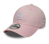 NEW ERA LA DODGERS BASEBALL CAP.9FORTY MIDI LOGO PASTEL PINK STRAPBACK HAT W25