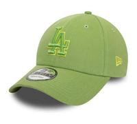 New Era 9Forty Strapback Cap - Outline Los Angeles Dodgers Lime Green