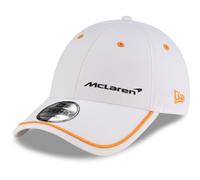 New Era 9Forty Strapback Cap - Piping McLaren Racing White