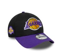 New Era Adult's Side Patch NBA Los Angeles Lakers Baseball Cap Hat Black