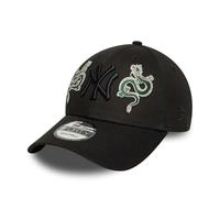 New Era 9Forty Strapback Cap Snake New York Yankees Black