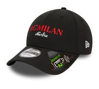 New Era 9Forty Strapback Cap - WORDMARK AC MILAN black