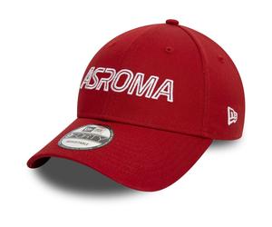 New Era 9Forty Strapback Cap - WORDMARK AS Roma red