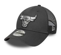 New Era Adult's 9Forty NBA Chicago Bulls Trucker Mesh Baseball Cap Hat Dark Grey