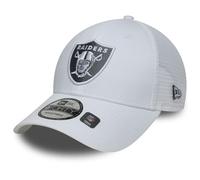 New Era 9Forty Adult's NFL Las Vegas Raiders Trucker Mesh Baseball Cap Hat White