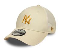 NEW ERA NEW YORK YANKEES HOME FIELD TRUCKER CAP.9FORTY CREAM BASEBALL HAT W24