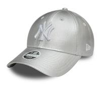 New Era 9Forty Womens Cap - METALLIC DENIM NY Yankees silver