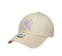 New Era 9Forty Womens Cap Metallic New York Yankees Beige