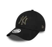 New Era 9Forty Womens Cap - Metallic New York Yankees Black