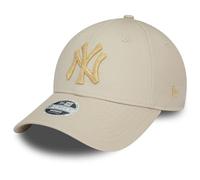 New Era 9Forty Womens Cap - Metallic New York Yankees Stone Beige