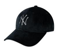 New Era 9Forty Womens Cap - Velour Diamante NY Yankees Black