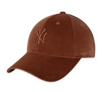 New Era 9Forty Womens Cap Velours New York Yankees Earth Brown