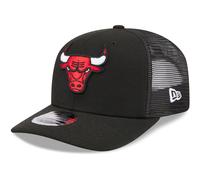 New Era 9Seventy Adult's NBA Chicago Bulls Stretch Snap Trucker Baseball Cap Hat Black