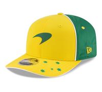 New Era McLaren F1 9SEVENTY Baseball Cap, Oscar Piastri Australian GP Edition, Yellow and Green, Adjustable