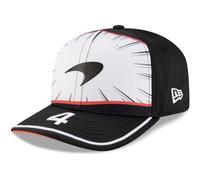 New Era McLaren F1 Team, Official 2025 9SEVENTY, Special Edition Japan Suzuka GP, Lando Norris Drivers Baseball Cap, White, Black
