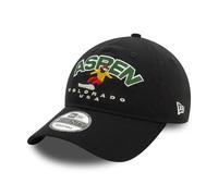 NEW ERA ASPEN BASEBALL CAP.9TWENTY WASHED BLACK SKI SNOW COLORADO USA HAT W24