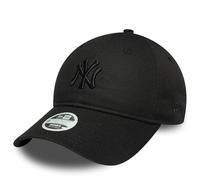 New Era Womens NY Yankees Bow Back 9TWENTY Adjustable Cap - Black - Size ONE SIZE