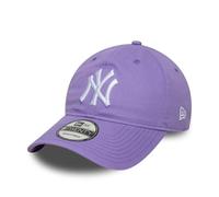 New Era 9Twenty Adult's League Essential MLB New York Yankees Baseball Cap Hat Medium Purple