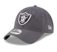 New Era 9Twenty Casual Strapback Cap - Las Vegas Raiders - One Size Charcoal