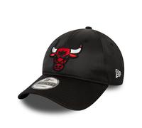 New Era 9TWENTY Chicago Bulls Baseball Cap - NBA Satin - Black