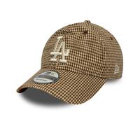 New Era 9TWENTY L.A. Dodgers Baseball Cap - MLB Hountstooth - Beige-Brown