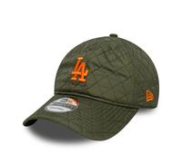 New Era 9TWENTY L.A. Dodgers Baseball Cap - MLB Quilted - Moss-Orange