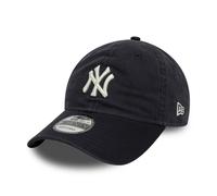 New Era 9TWENTY New York Yankees Baseball Cap - MLB Washed Script - Navy-White